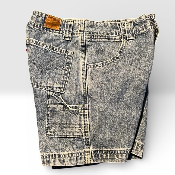 Vintage Levi's 100% Cotton Denim Shorts with Red Tab Girls Size 10 - Picture 3 of 6